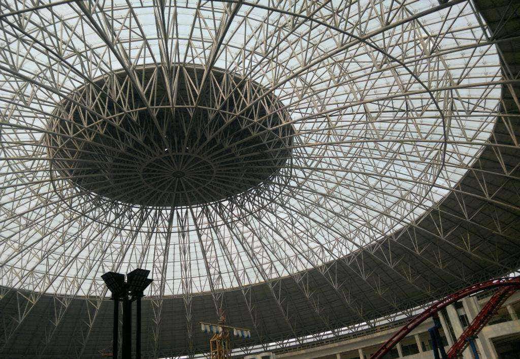 调兵山加油站网架加工